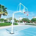 Houston Heavy-Duty Outdoor Court Setup Fixed Basketball Hoop System (Pair) BBP00012 view 2