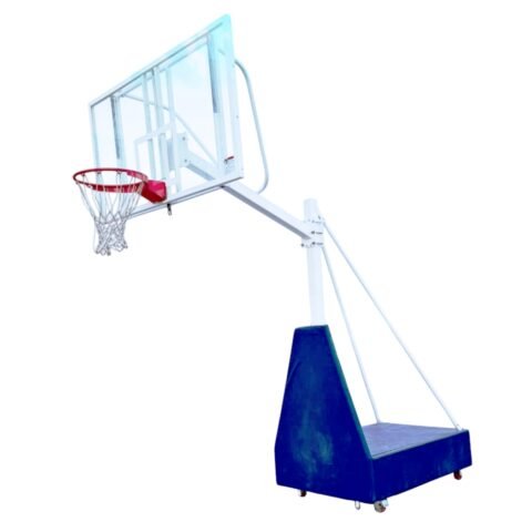 Houston Movable Basketball Goal with Padding and Wheeled Base Pair BBP00018