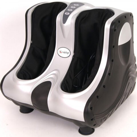 PowerMax Indulge IF-8008 Foot and Leg Massager Silver Grey