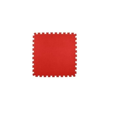 TA Sport Interlocking Rubber Tiles 100CM × 100CM × 16MM Red