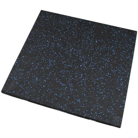 Epdm Lamination Rubber Tile 20 mm x 500 mm x 500 mm Blk/ Blu