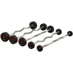 Jordan Premium Urethane Straight and Curl Barbell Set JD-CL-ST
