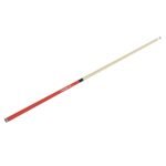 KnightShot 58 inch House Pool Cue | 1-Pc Colored Maple Red KS-CUE-1PC-MPL-RED