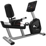 Life Fitness Aspire Recumbent Bike with SL Console Arctic Silver Base