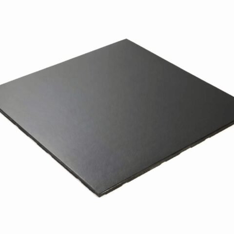 Body Strong Rubber Gym Mats Premium Flooring 1M X 1M X 20MM Black