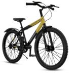 PowerMax PBC-AGST26-YL Yellow 26T Single Speed Mountain Bicycle