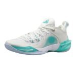 PEAK Men's Basketball Shoes ET44991A White/Emerald view 2