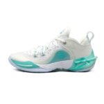 PEAK Men's Basketball Shoes ET44991A White/Emerald view 3