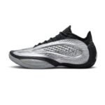 PEAK Men's Basketball Shoes ET54871A Andrew Wiggins Talent 3 Silver/Black view 2