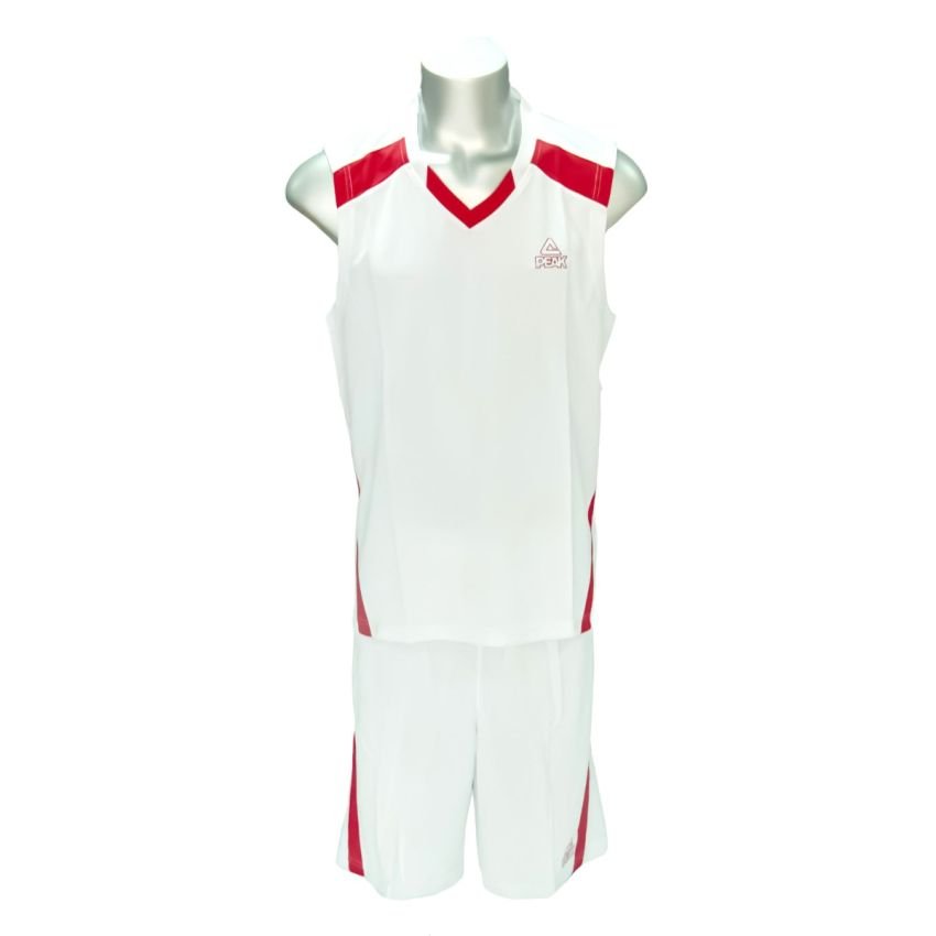 PEAK Men's Basketball Uniform F734051 White