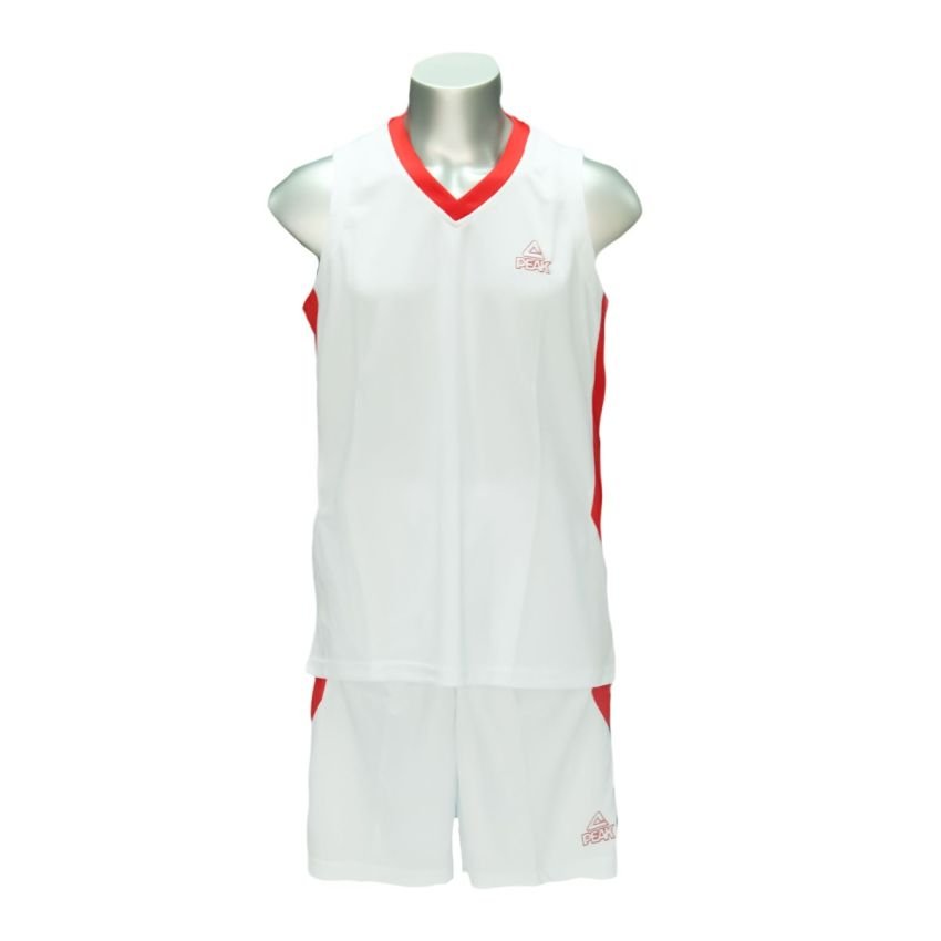PEAK Men's Basketball Uniform F762081 White
