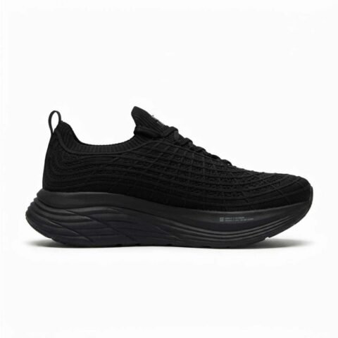 PEAK Men's Cushion Running Shoes ET59317H All Black