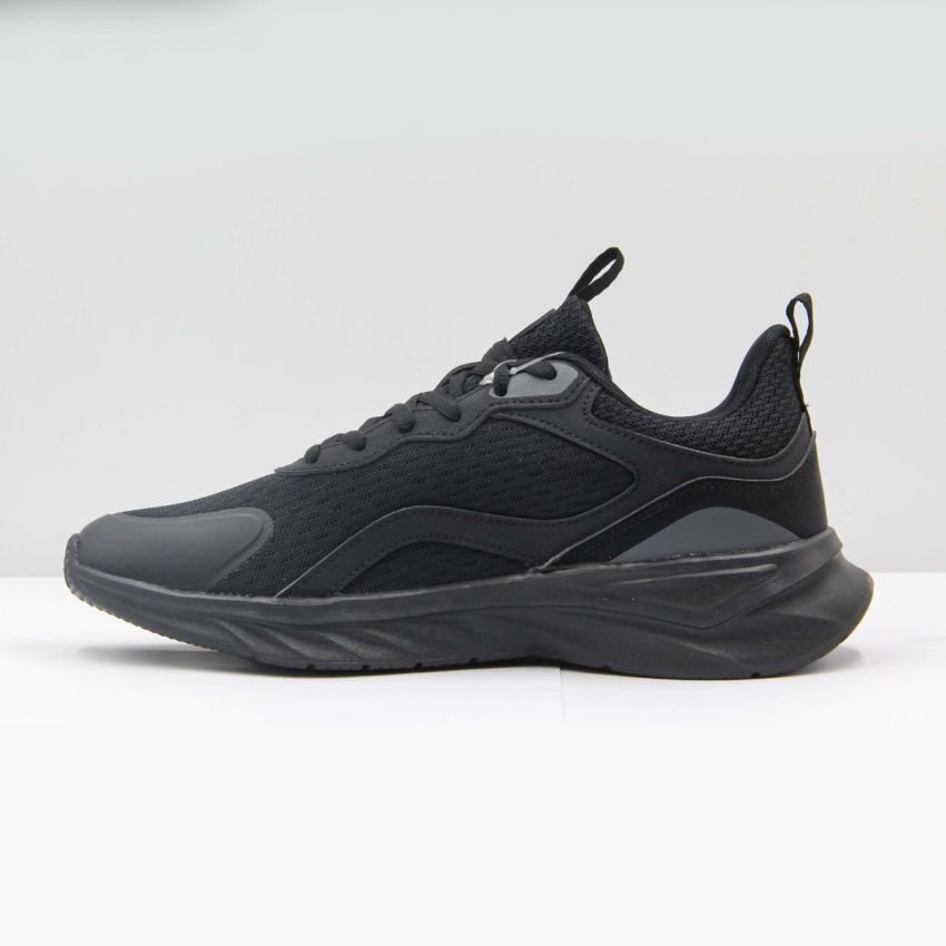 PEAK Men's Running Shoes E243287H Black view 2