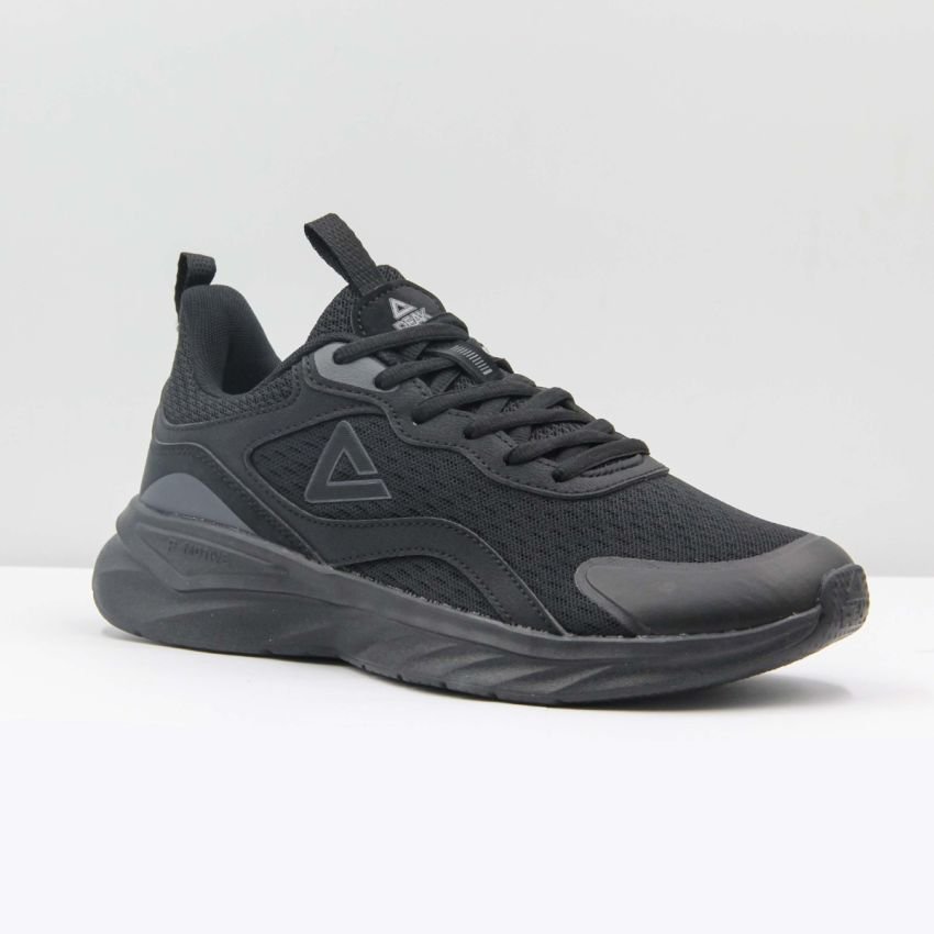 PEAK Men's Running Shoes E243287H Black view 4
