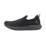 PEAK Men's Walking Shoes EXT53431J All Black view 2