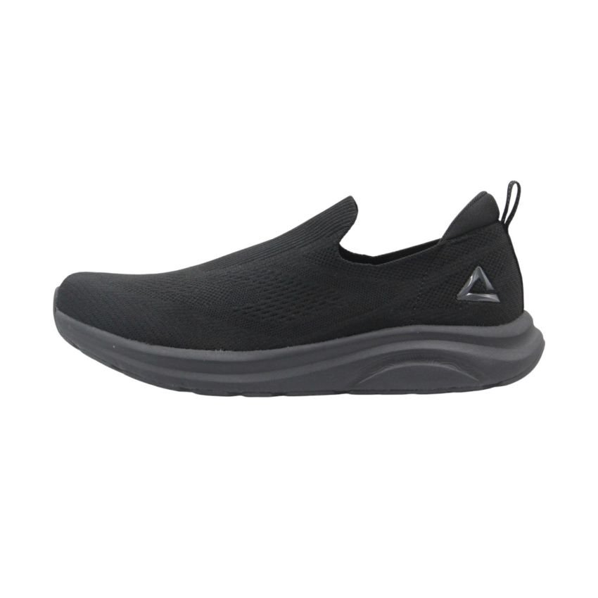 PEAK Men's Walking Shoes EXT53431J All Black view 2