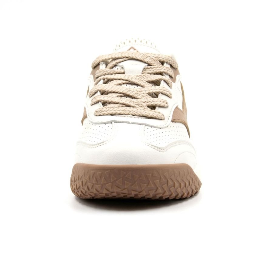 PEAK Women's Skate Shoes EXT263062B Milky White/Brown view 4