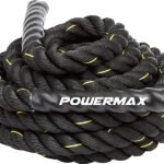 PowerMax RB-12M Gym Battle Rope 12 m with Protective Hand Grip
