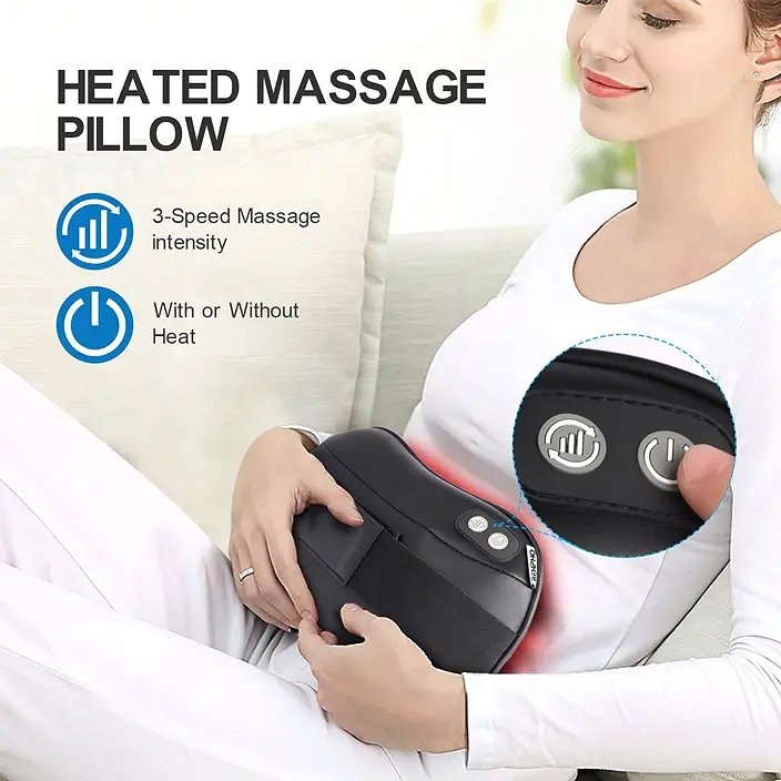 Renpho Back Massager Pillow RF-NM067-BK view 3