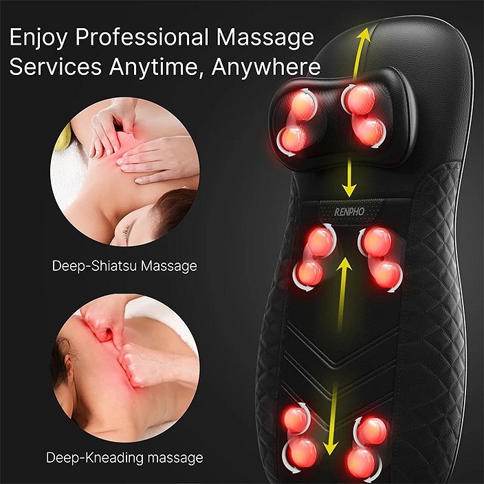 Renpho Chair Massager for back Chair Pro RF-BM066-BK view 4