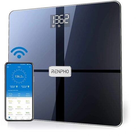 Renpho Premium Wi Fi Bluetooth Body Scale Elise Aspire Wifi ES-WBE28-BK
