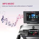 PowerMax TAC-4000 Commercial Motorized AC Treadmill with 47 cm Android Display
