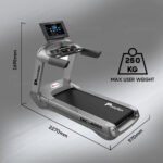 PowerMax TAC-4000 Commercial Motorized AC Treadmill with 47 cm Android Display