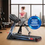PowerMax TAC-600 Semi-Commercial Motorized Treadmill with Android and iOS App