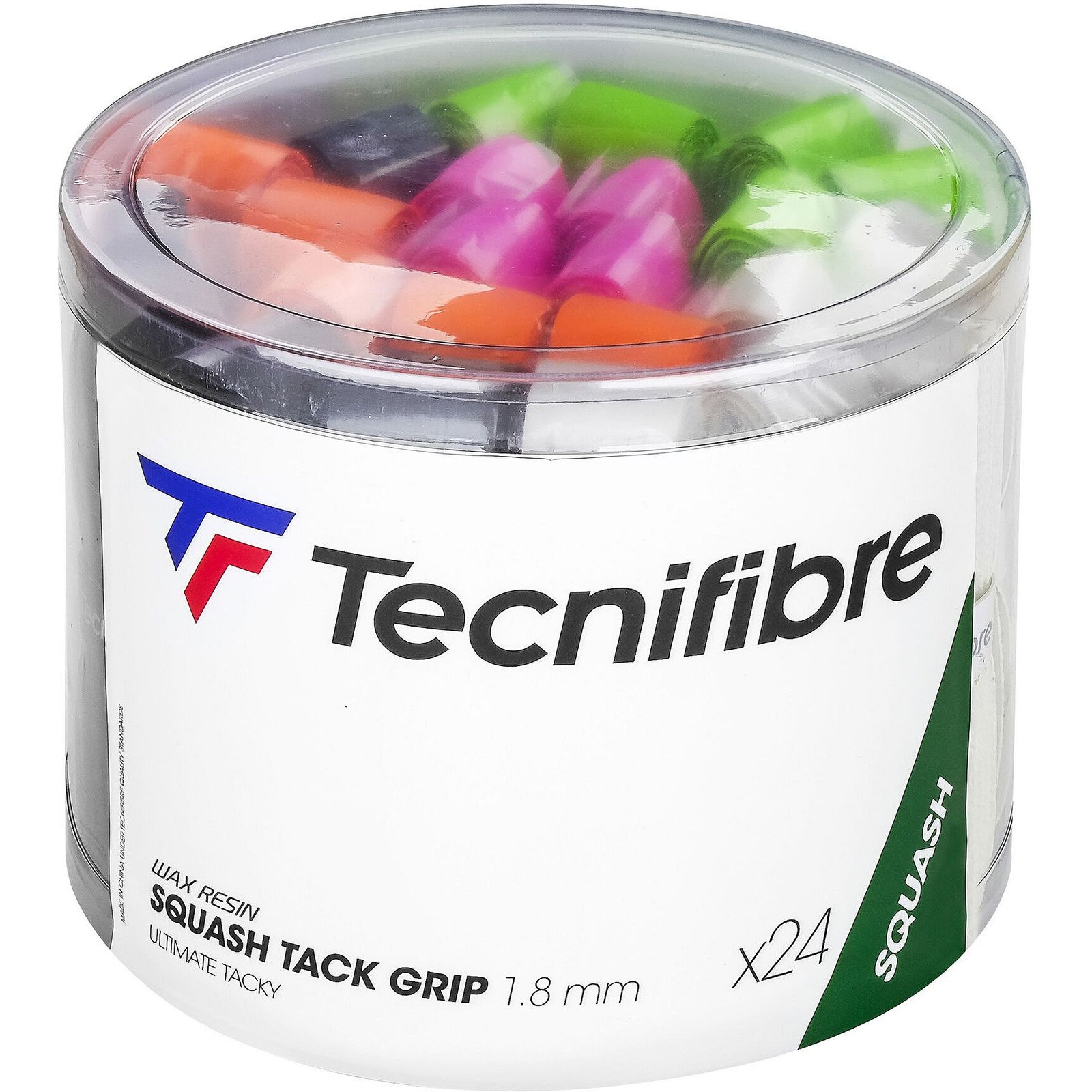 Tecnifibre Squash Tack Grip Box Of 12 51SQGRTASS