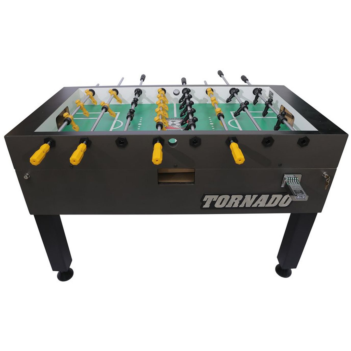 Tornado T3000 Coin-Operated Foosball Table, Slate view 2