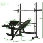 Tunturi Half Smith Machine SM60 with Weight Bench TR17TSSM6000 - view 5