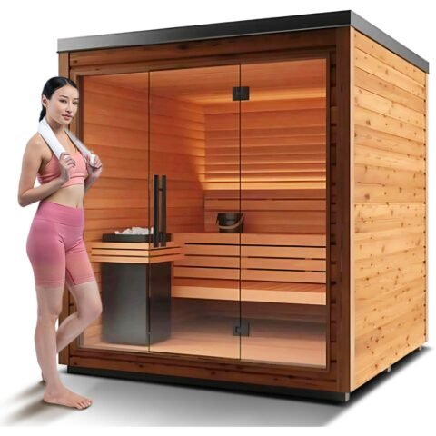 Vanora Bronze Sauna Premium Dual-User Indoor Home Spa Room VNA-BRNZ-PLUS