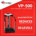PowerMax VP-500 Full Body Vibration Machine with 50 Speed Levels